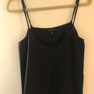 Black Topshop Cami With Double Straps